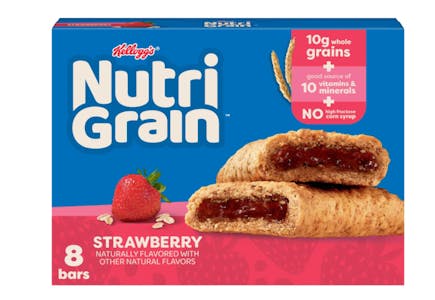 4 Kellogg's Nutri-Grain Bars Boxes