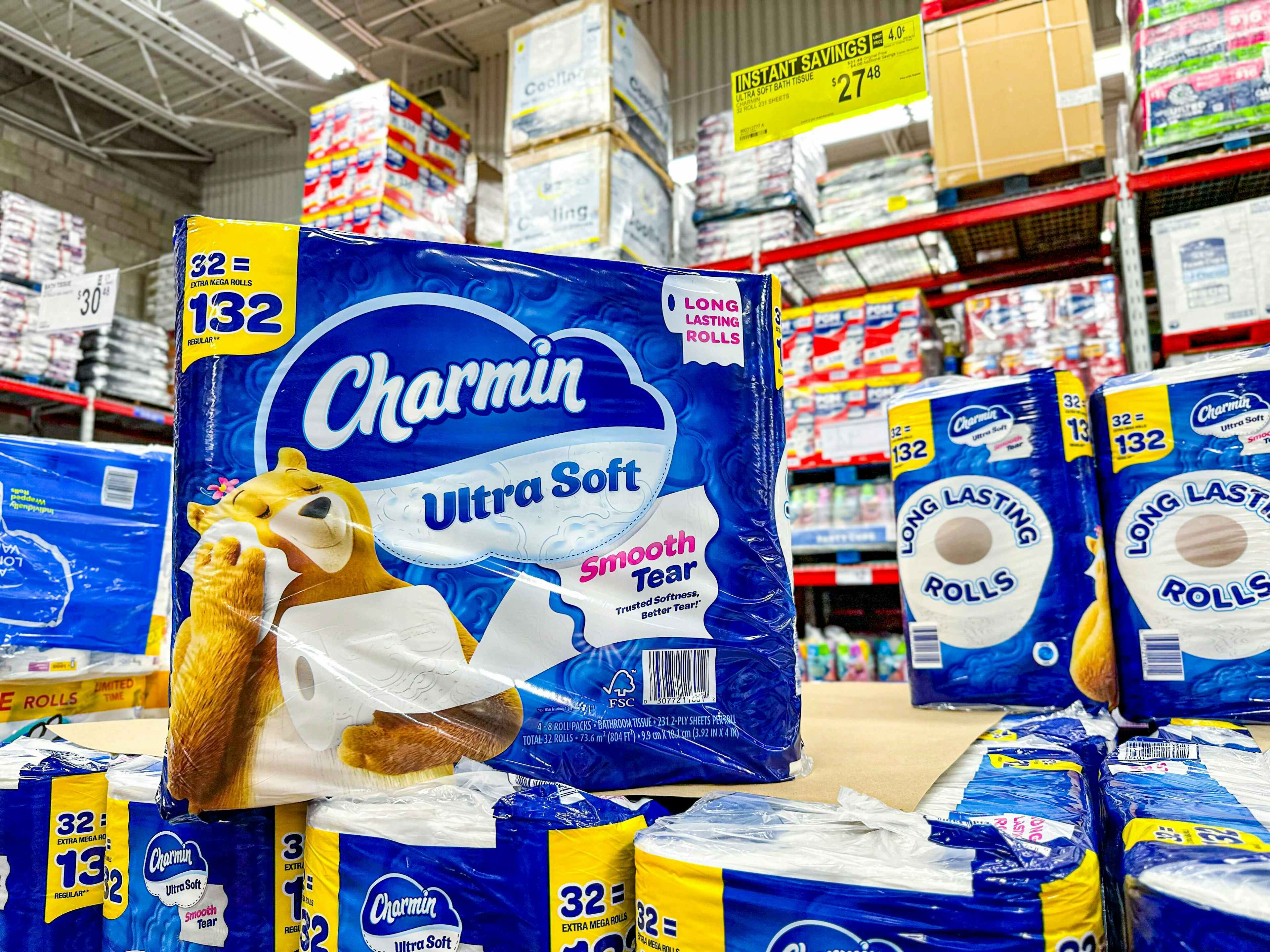large packs of charmin toilet paper
