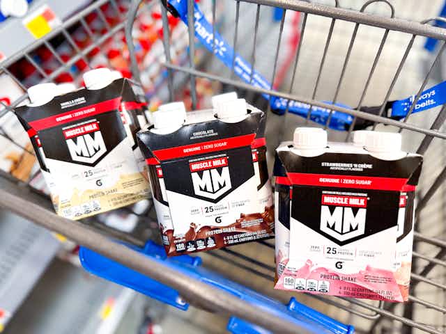 Ends Tomorrow: $5 Muscle Milk 4-Packs at Walmart card image