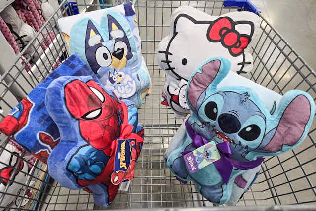 Kids' Character Blanket and Pillow Set, Just $14.98 at Sam's Club card image