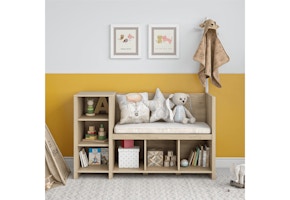 Ameriwood Home Charli Storage Bench and Coat Rack