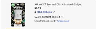 airwick Amazon receipt