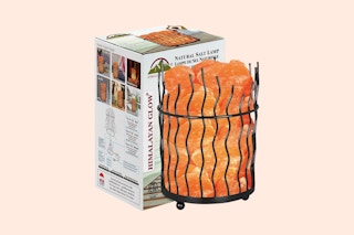 Himalayan Salt Basket Lamp