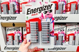 Energizer Max AA or AAA 48-Count Batteries, Now $22.48 at Sam's Club card image