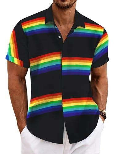 COOFANDY Men's Beach Shirt