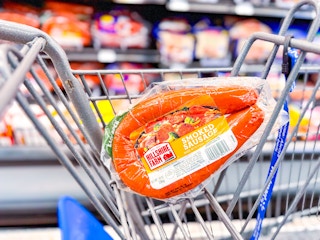hillshire farm smoked sausage in walmart cart