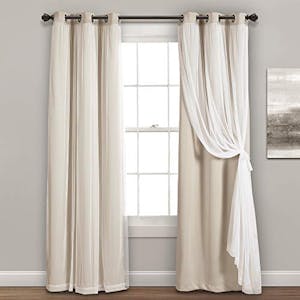 Sheer Grommet Blackout Curtains