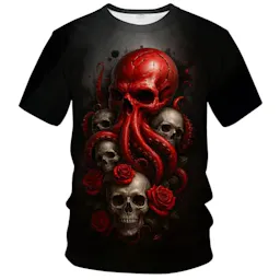 Men's Skull Octopus T-Shirt