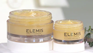two yellow glass jar cleansing balms