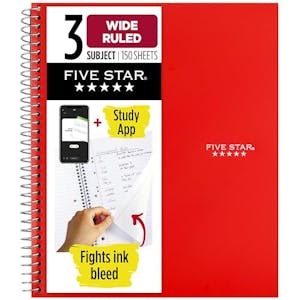 Five Star Spiral Notebook