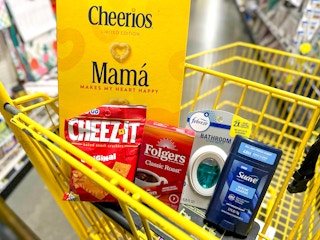 dollar general cheerios, suave, folgers, cheez-it, febreze 2