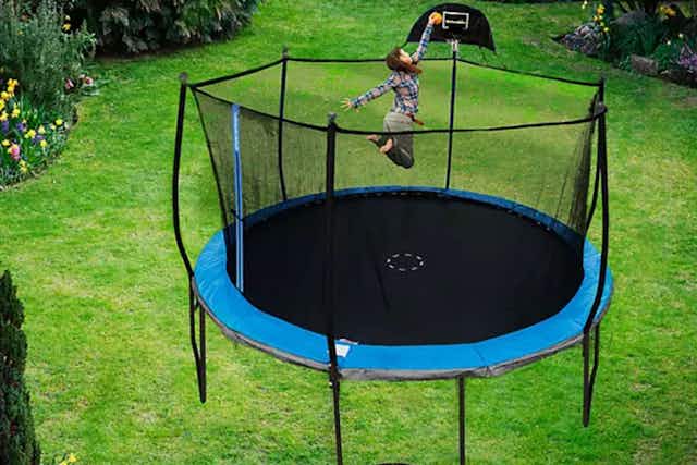 Trampoline With Basketball Hoop, Only $150 at Sam's Club (Reg. $270) card image