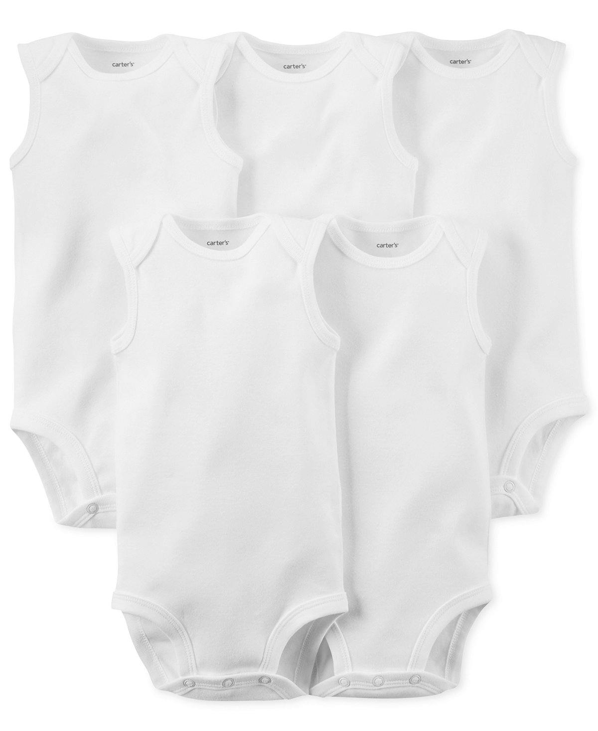 Carter's Baby Sleeveless Bodysuits 5-Pack