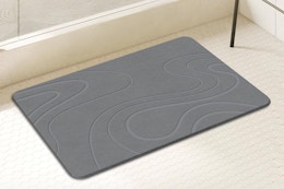 amazon fast drying bath mat