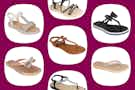 7 different styles of Fifth & Luxe Women's Sandals at Walmart 