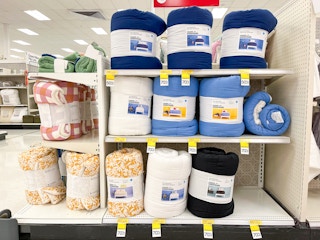 bedding clearance on target shelves