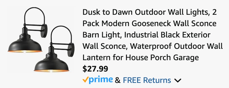 outdoor lights-amazon