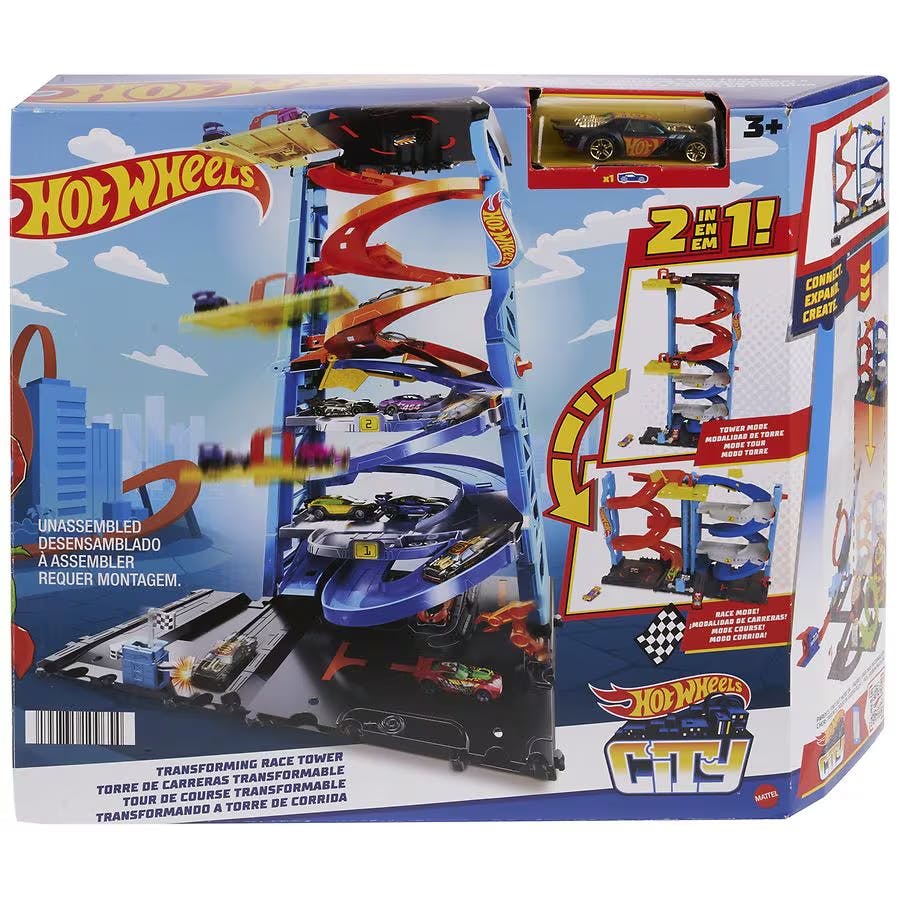 Hot Wheels Transforming Race Tower