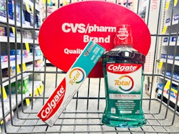 Hurry — Colgate Toothpaste and Mouthwash, Only $0.89 Each at CVS card image