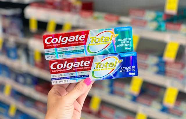 Colgate Total Whitening Toothpaste 4-Pack, Only $10.29 on Amazon card image