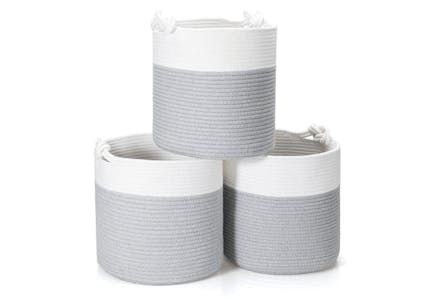 Laundry Basket 3-Pack