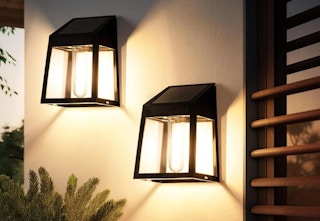 walmart led solar light set
