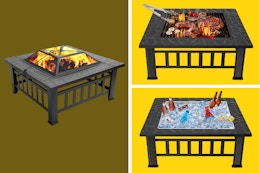 This $80 Fire Pit Doubles as a Grill and Ice Bucket at Walmart (Reg. $183) card image