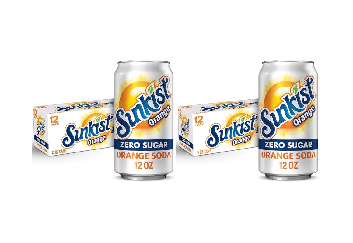 Sunkist Zero Sugar Soda 24-Pack