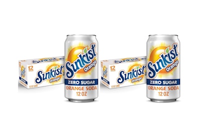 Sunkist Zero Sugar Soda 24-Pack