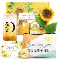 Sunflower Initial Spa Gift Set