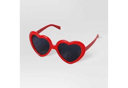 Hyde & EEK Boutique Red Heart Costume Glasses
