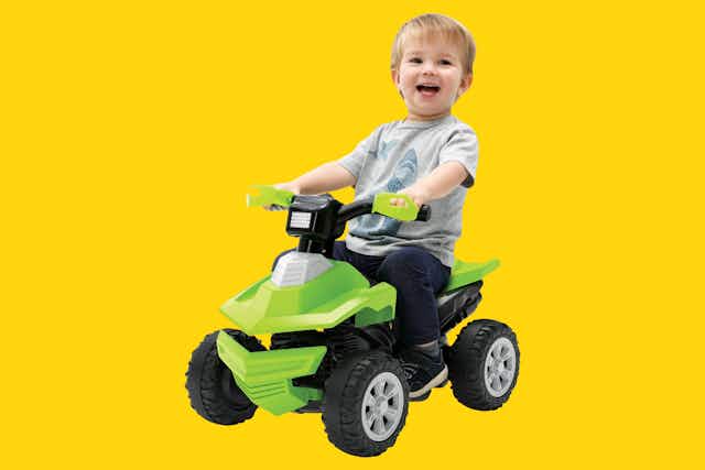 6-Volt ATV Ride-On, Just $44 at Walmart (Reg. $59) card image