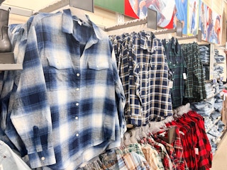 old navy long sleeve plaid boyfriend tunic flannel store image 2022 1064 1668614848 1668614848