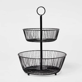 Threshold 2-Tier Fruit Basket