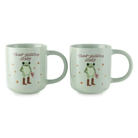 Thyme & Table Frog in Boots Mugs 2-Pack