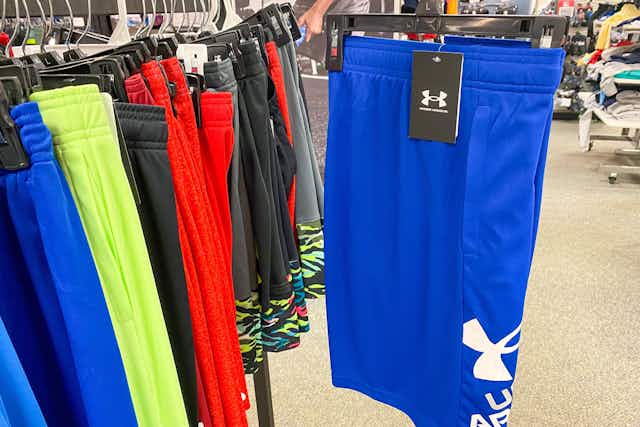 Men's UA Rival Terry Shorts, Only $8.25 at Under Armour (Reg. $45) card image