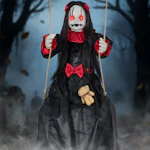 Hanging Swing Girl Halloween Prop