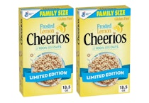 2 Frosted Lemon Cheerios Cereal Boxes