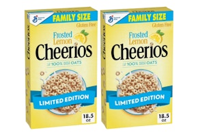 2 Frosted Lemon Cheerios Cereal Boxes
