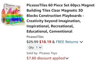 Picasso Tiles cart