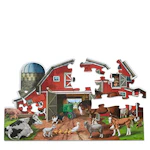 Melissa & Doug Busy Barn Floor Puzzle