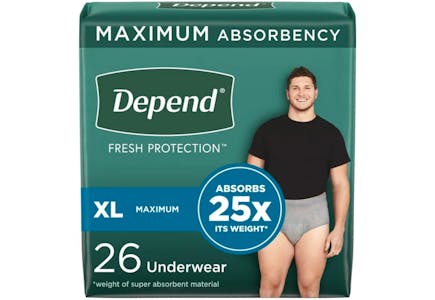 Depend Incontinence Underwear