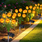 Solar Sunflower Lights
