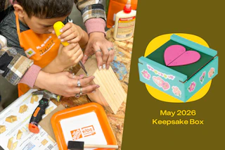 Home Depot Workshop May 2026 Keepsake Box