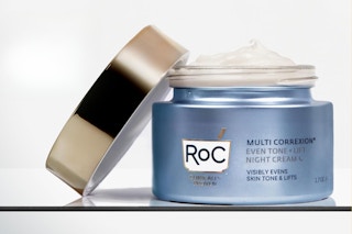 Roc cream jar opened