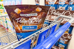 Snack Factory S’mores Pretzel Crisps, $9.48 at Sam’s Club card image