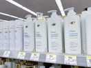 dove shampoo on walgreens shelf
