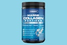 a tub of collagen powder 