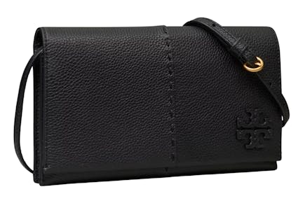 Tory Burch Mcgraw Leather Wallet Crossbody