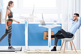 Edx Electric Height-Adjustable Desk, $80 at Walmart (Reg. $140) card image